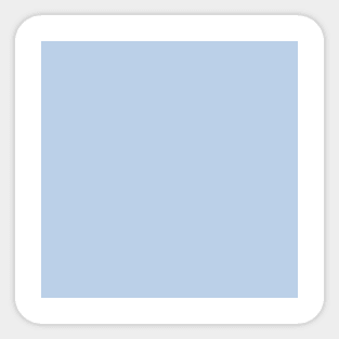 Minimalist pale dusty blue color decor Sticker